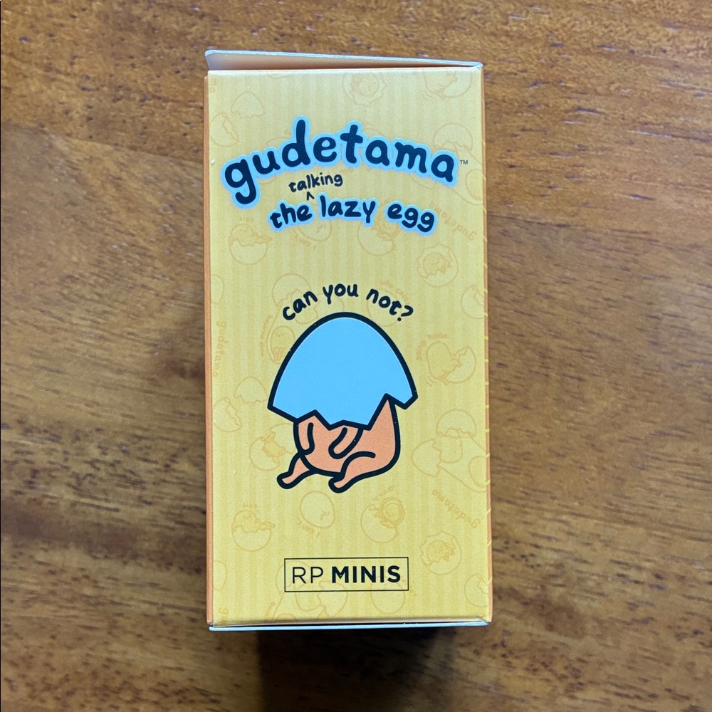 Gudetama Talking Lazy Egg Action Figure - Orange - Picture 4 of 5